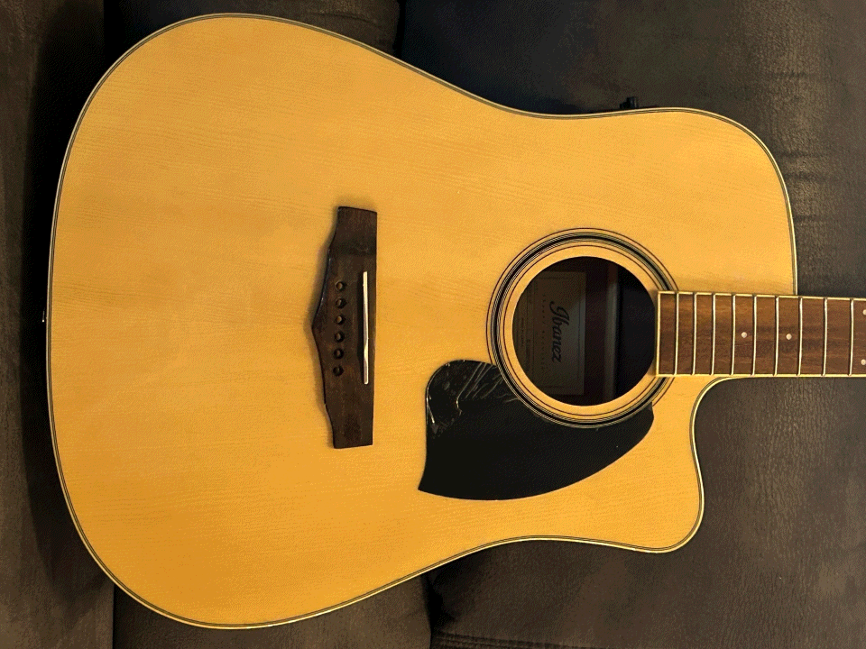 Animated Cash Guitar